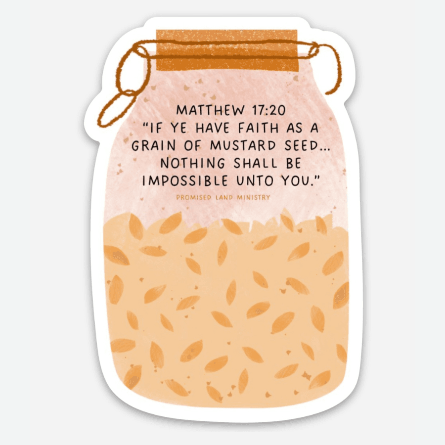 Mustard Seed Sticker